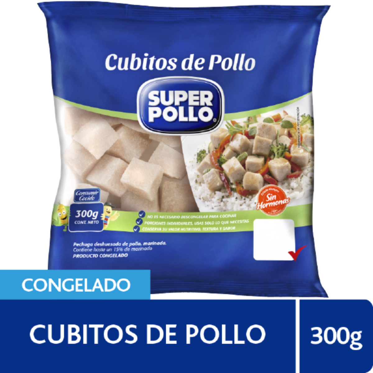 Cubitos de Pollo 300 grs | Pechuga | Pollo | Agrosuper Ventas Online