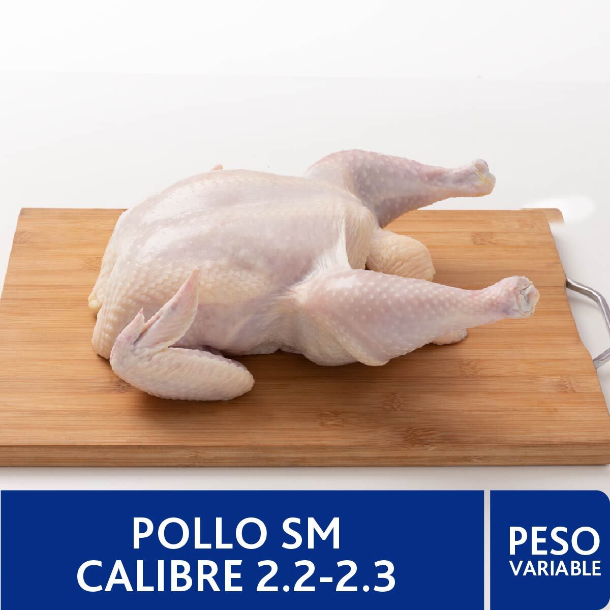 Pollo Sin Menudencias Calibre 2.2-2.3 kg.