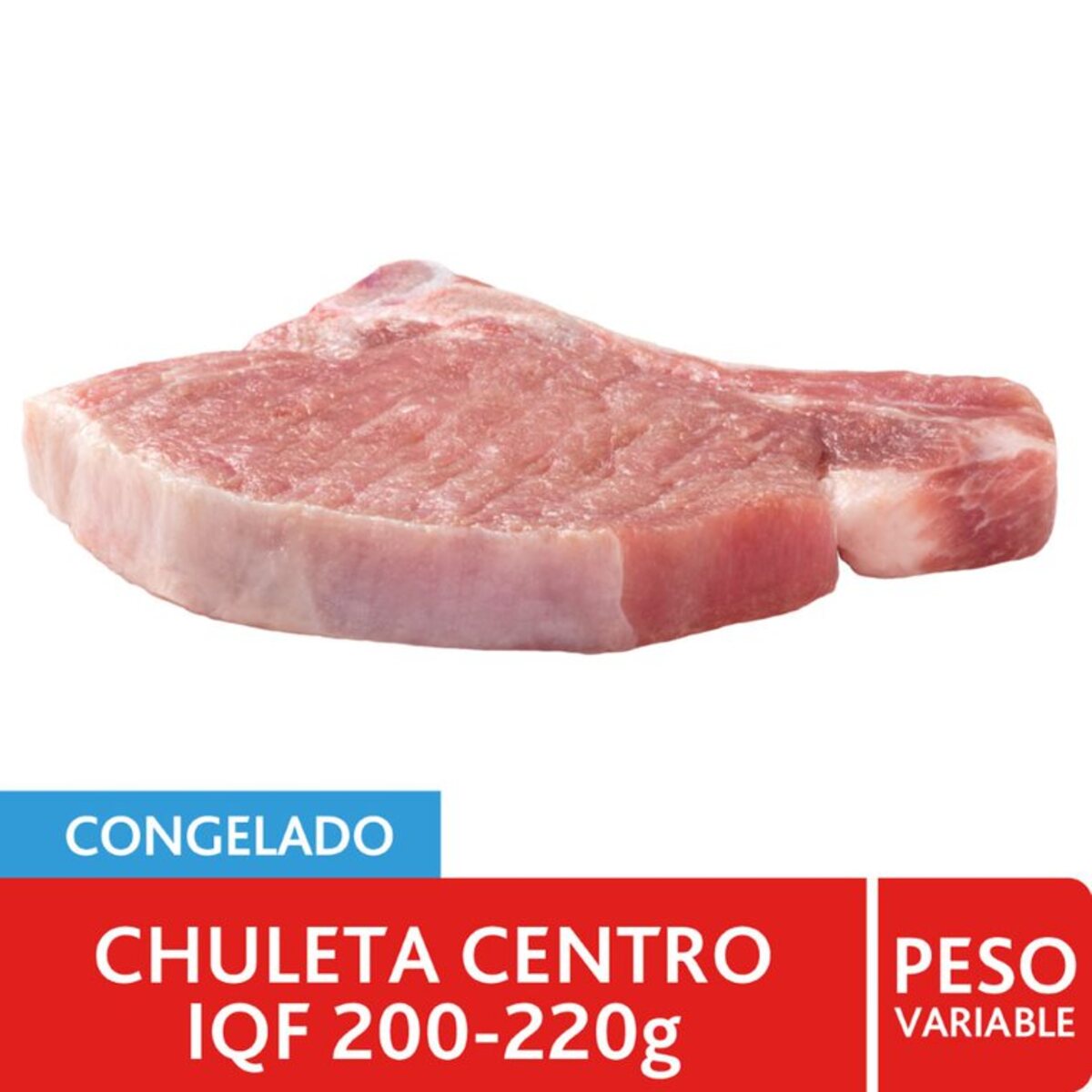 Chuleta centro IQF 200-220 gr. Super Cerdo