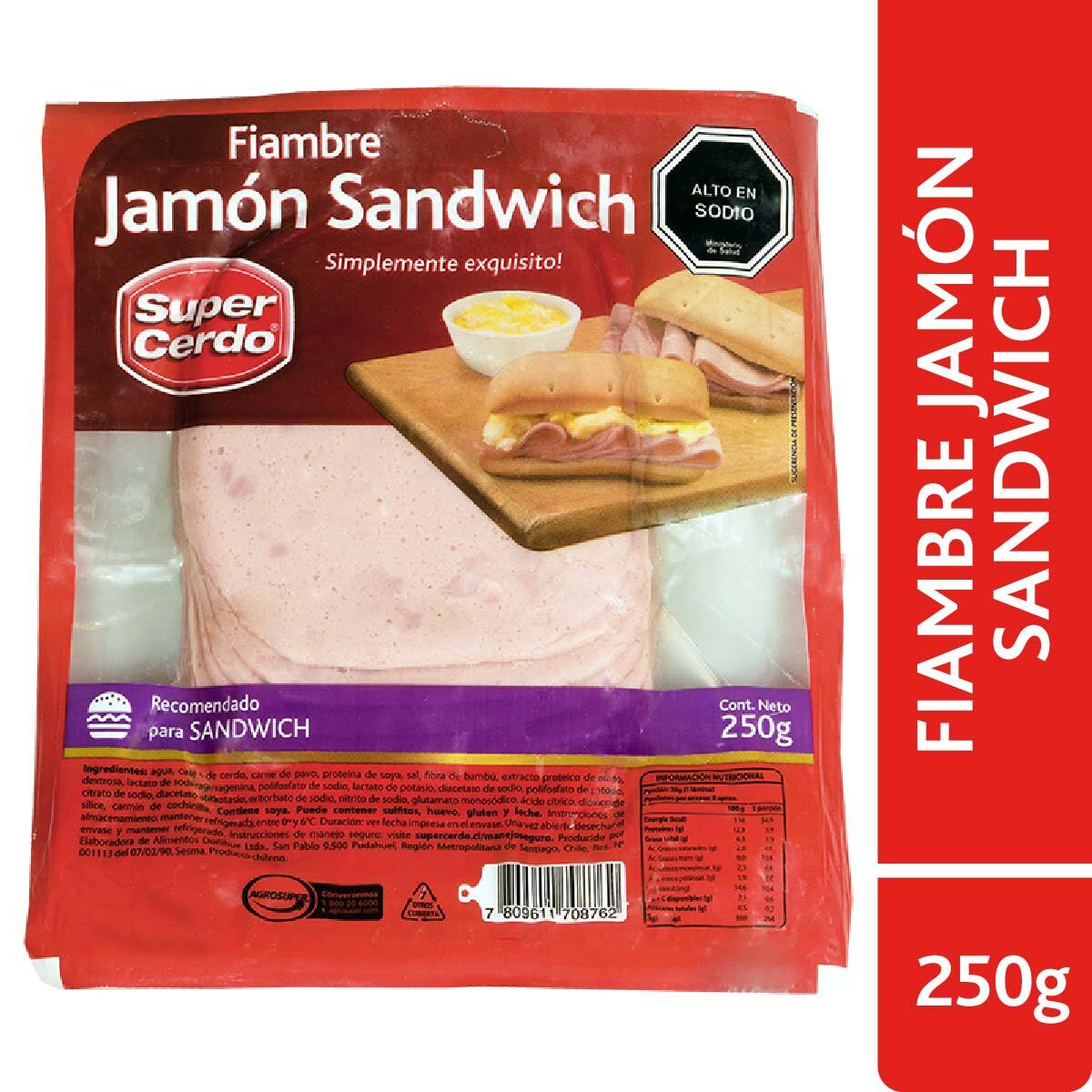 Jamón Sandwich 250 g