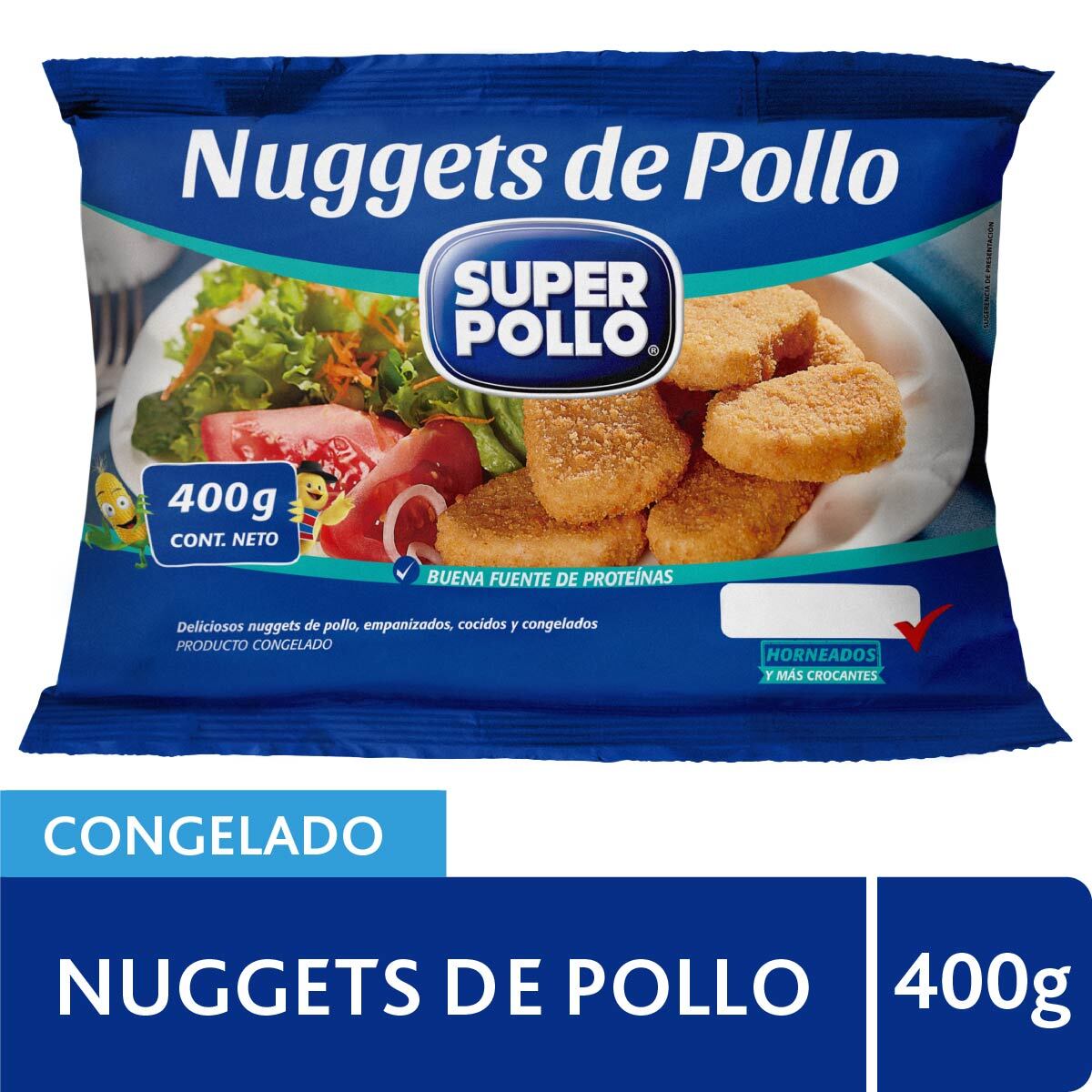 Nugget de Pollo  Bolsa 400 grs