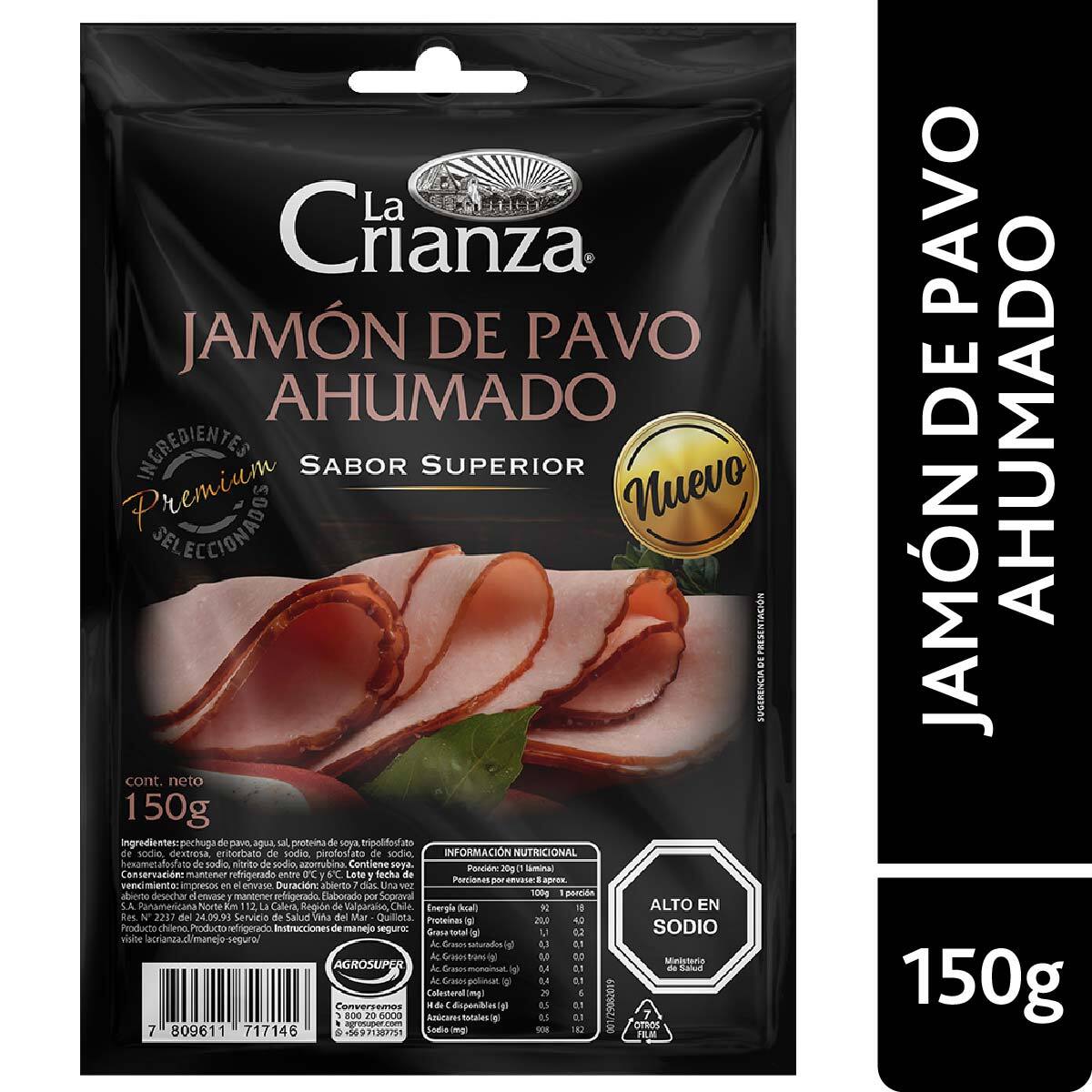 Jamón Ahumado de Pavo Laminado | Jamón | Cecina | General | Agrosuper  Ventas Online