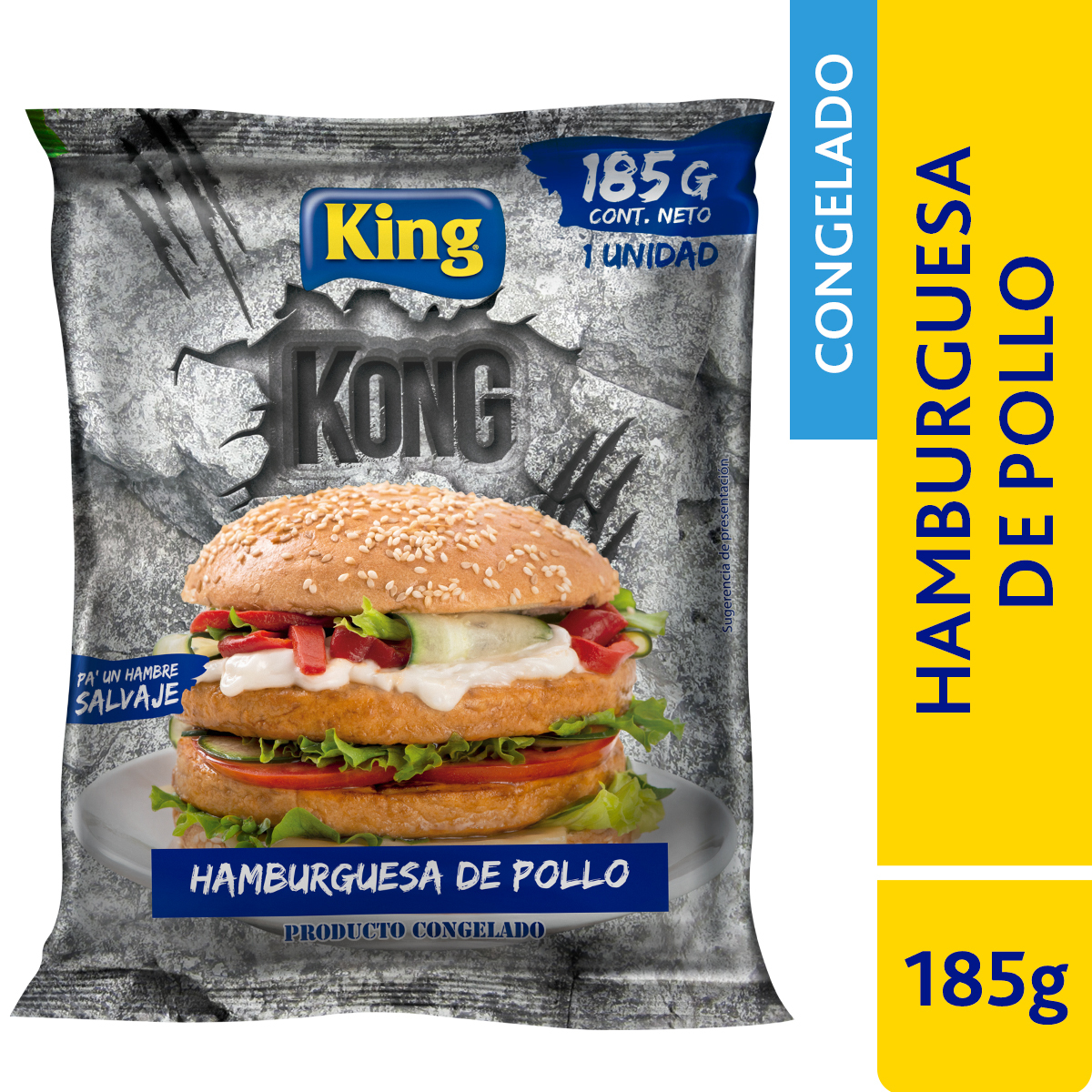 Hamburguesa King Kong de Pollo