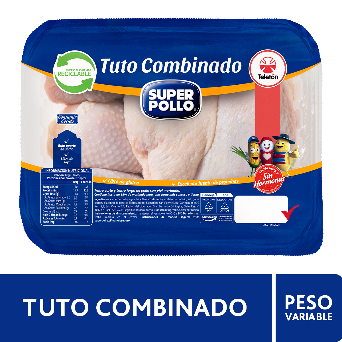 Trutro Combinado de Pollo