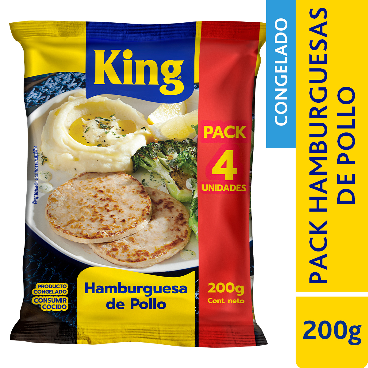 Pack de Hamburguesa de Pollo