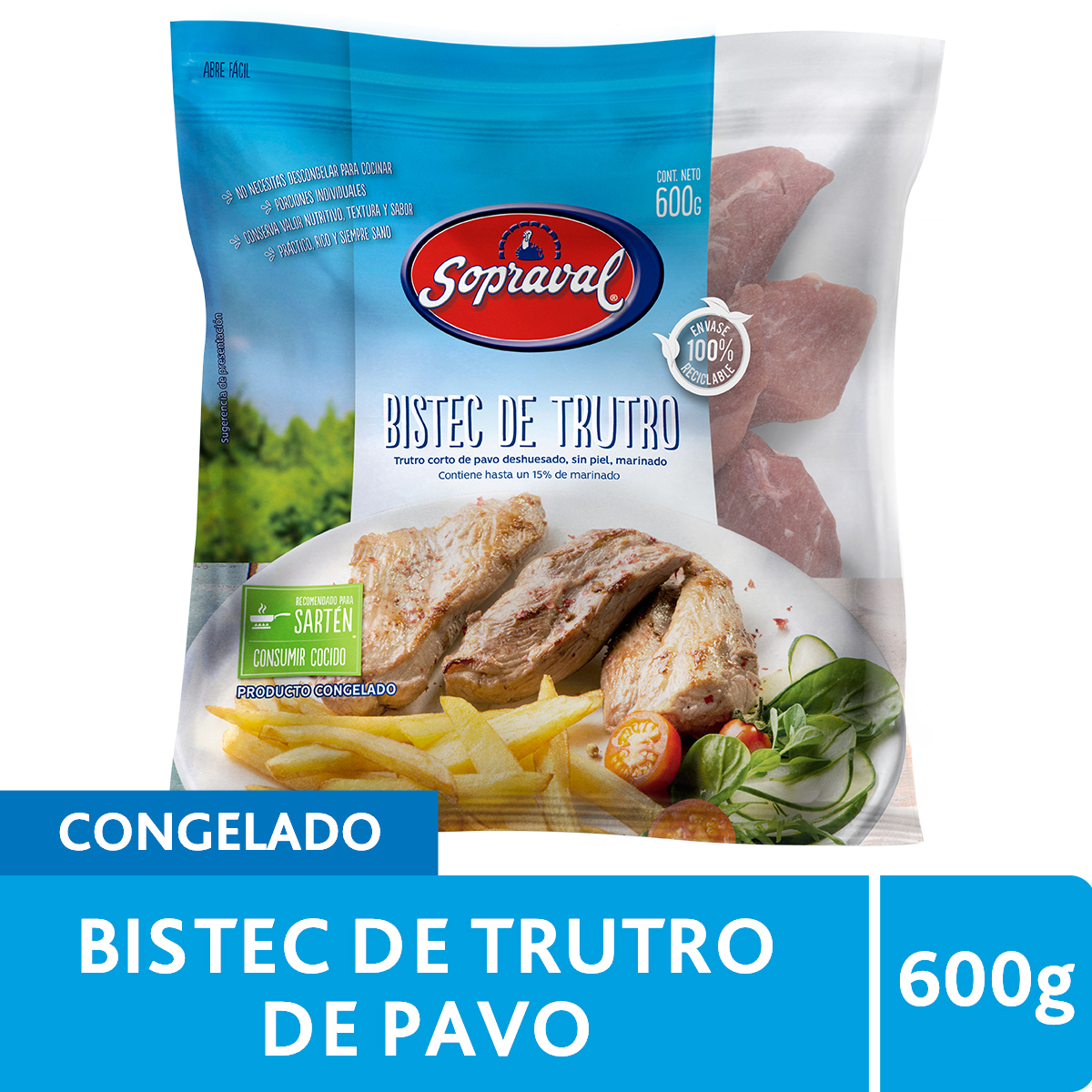 Bistec de Trutro de Pavo