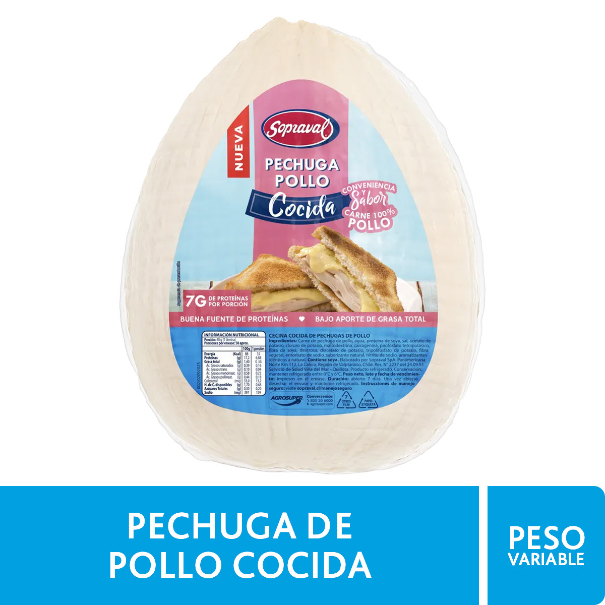 Pechuga de Pollo Cocida