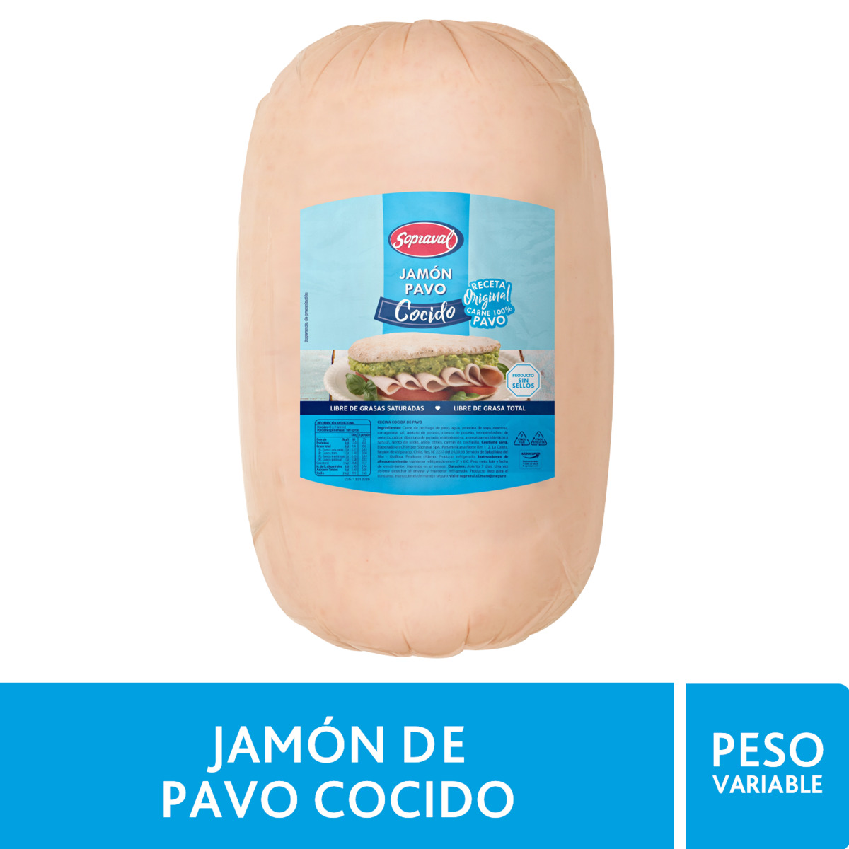 Jamón Cocido de Pavo