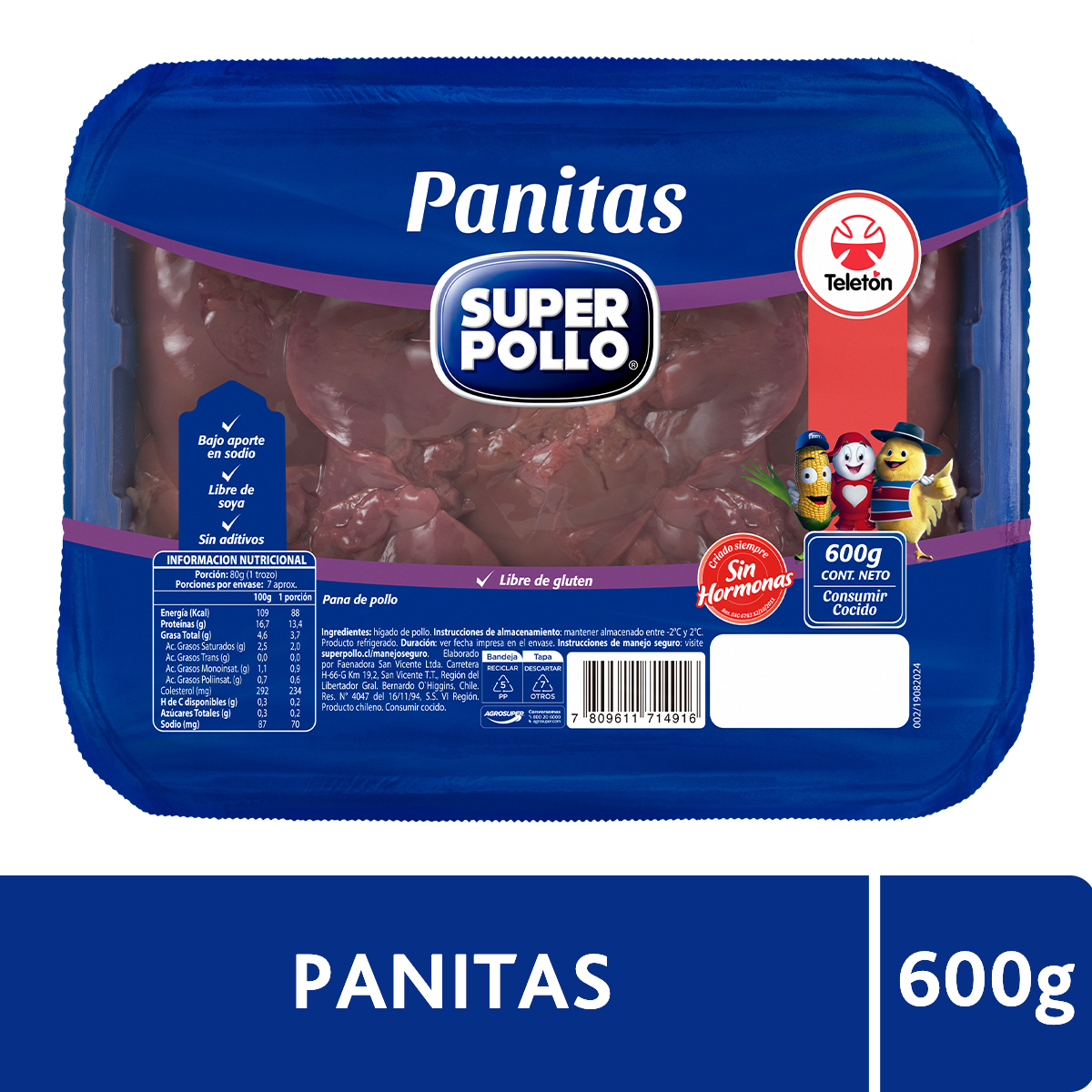 Pana de Pollo Sin Corazón