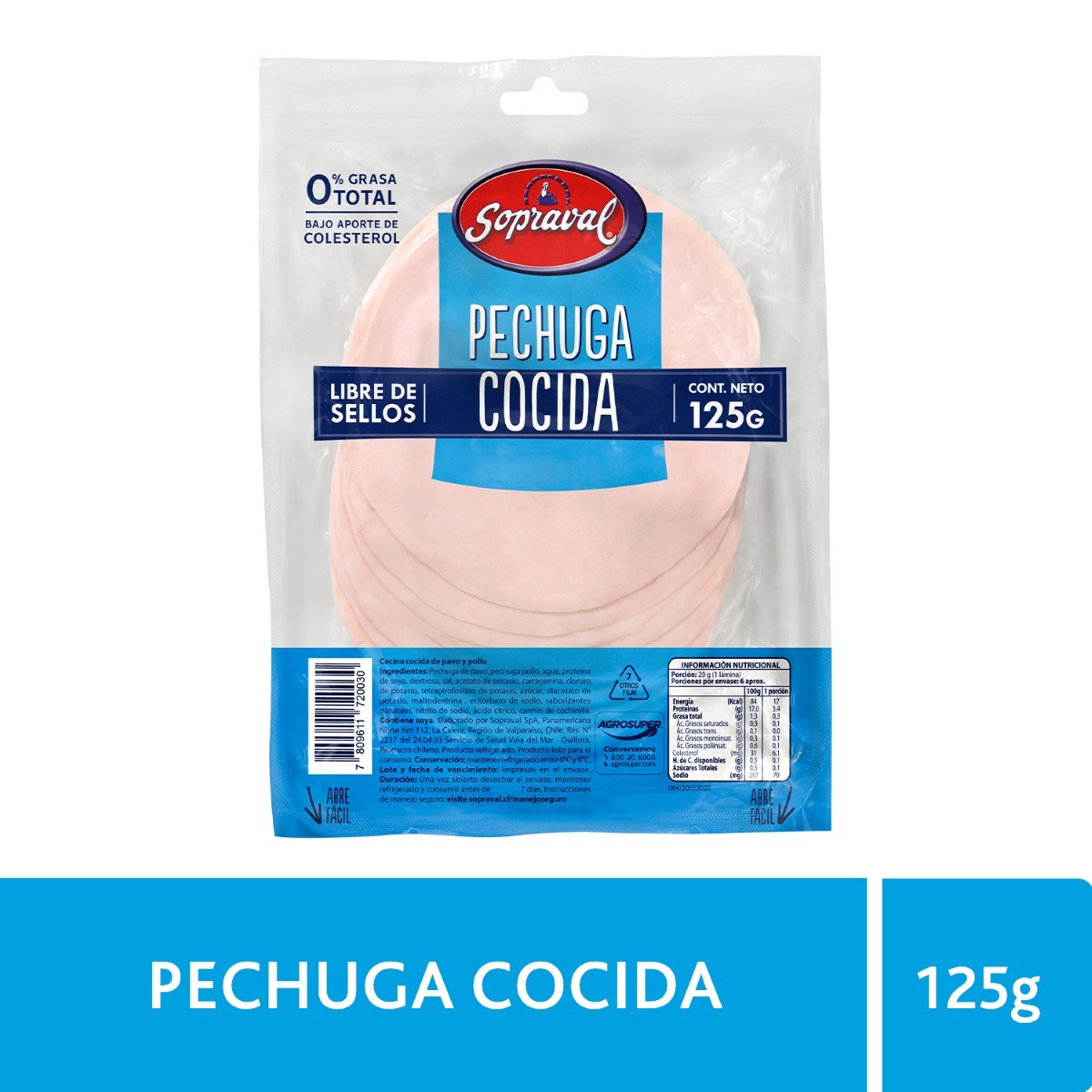 Pechuga Cocida de Pavo