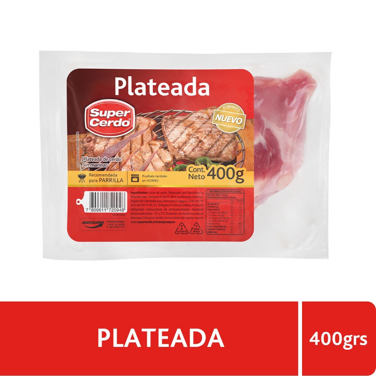 Plateada de Cerdo