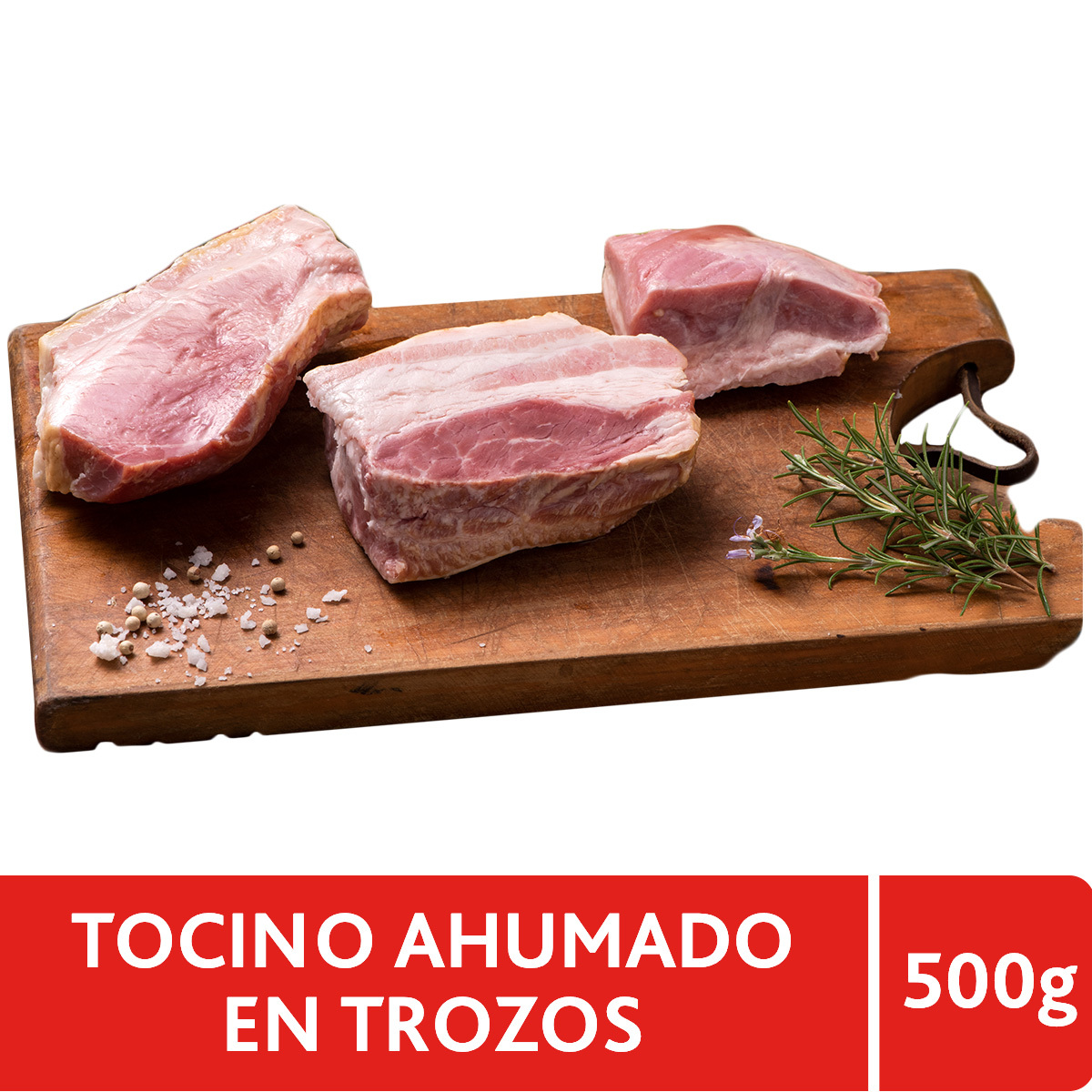 Tocino Ahumado en Trozos 