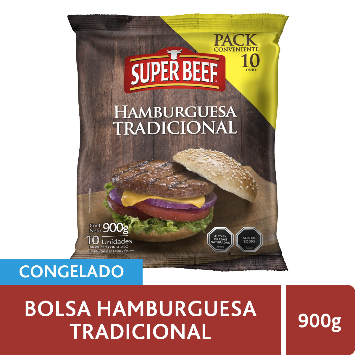 Bolsa de Hamburguesa Tradicional