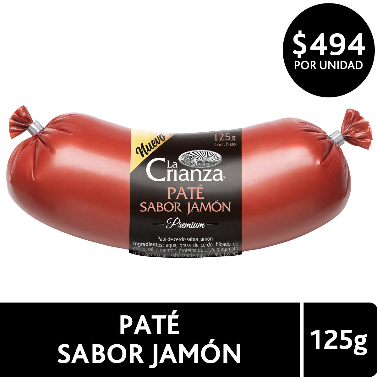 Paté Sabor Jamón Premium