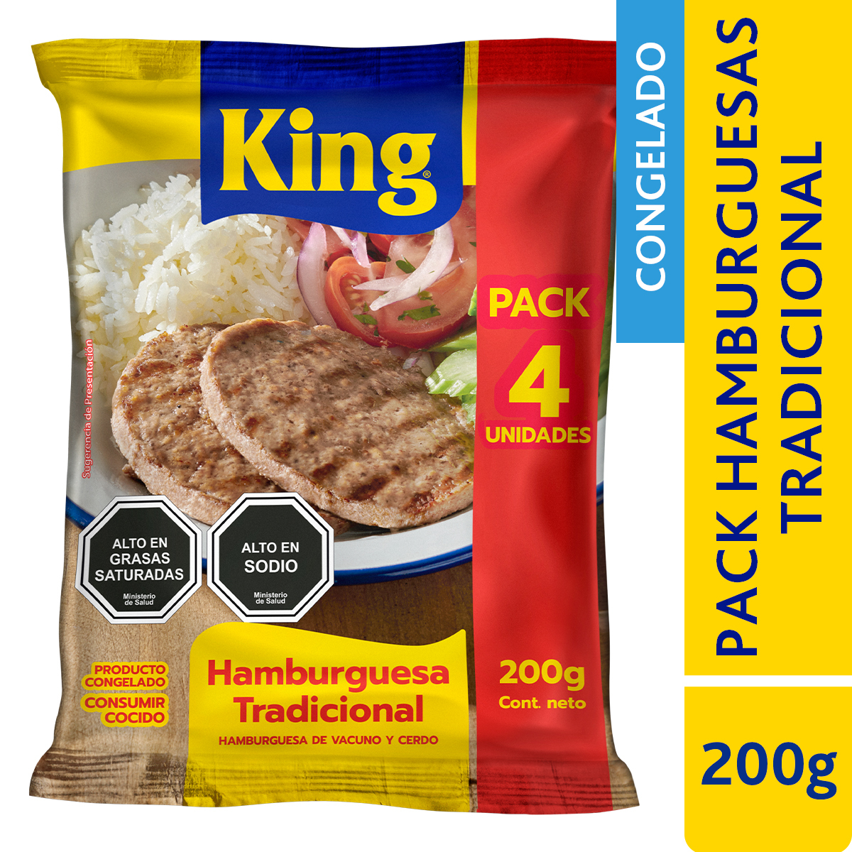 Pack Hamburguesa Tradicional King