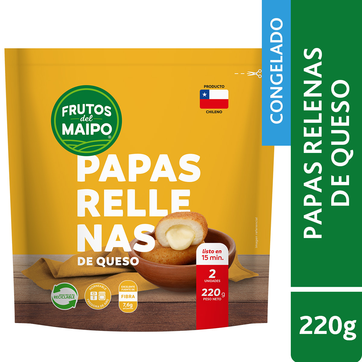 Papas Rellenas con Queso