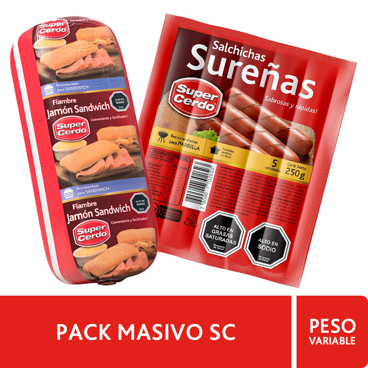 Pack Masivo Super Cerdo