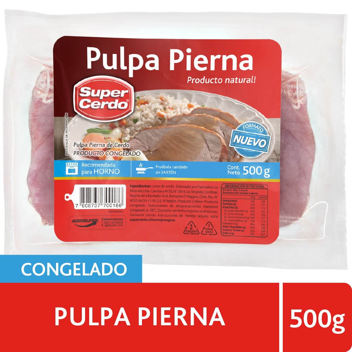 Pulpa Pierna 54 de Cerdo