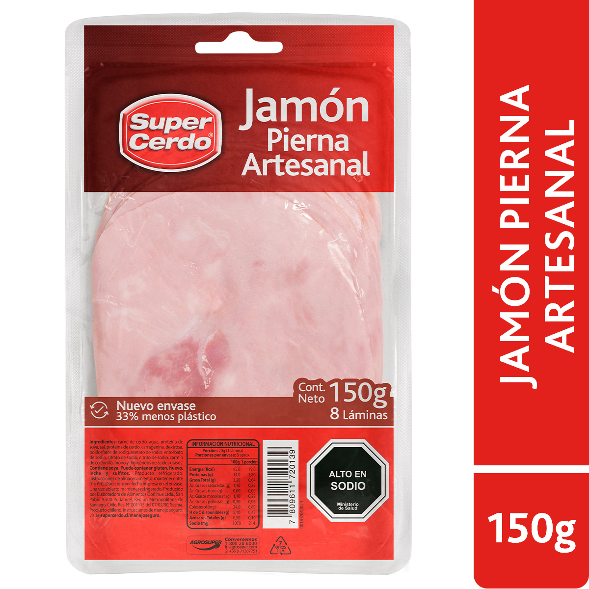 Jamón Pierna Artesanal Laminado